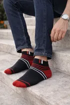 Cotton Blend Printed Socks for Men, Multicolor, Set of 4