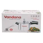 VANDANA Aluminium InnerLid Pressure Cooker Gas Stovetop Compatible 