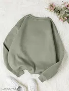 Fleece Sweatshirt for Women, Green 