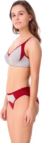 Cotton Blend Lingerie Set for Women 
