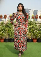 Floral Print Kurti for Women 