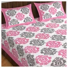 Double Bedsheet with 2 Pillow Covers 