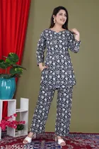 Rayon Top & Bottom Set for Women 