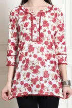 Cotton Printed Top for Women 