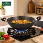 TerraHome Hard Anodised Kadhai 750 ml 18cm