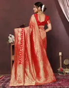 Banarasi Silk Zari Woven Saree for Women 