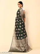 Organza Zari Woven Saree for Women 