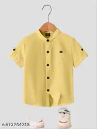 Solid Short Sleeve Shirt for Boys 