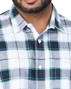 Poly Cotton Full Sleeves Chequered Shirt for Men 