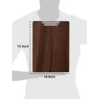 Lotus Paper Clipboard Writing Pad, Exam Board for Kids/Students, Wood Exam Pad with Metal Clips