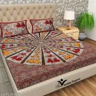 Cotton Queen Bedsheet with 2 Pillow Cover 