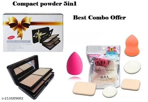 Face Makeup Combo, Multicolor, Set of 1