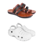 Combo of Flipflops & Clogs for Men 