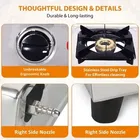 Khaitan 1 Burner Classic Stainless Steel Manual Gas Stove  