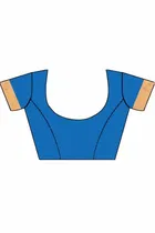 स्काई आर्ट सिल्क प्रिंटेड साड़ी 