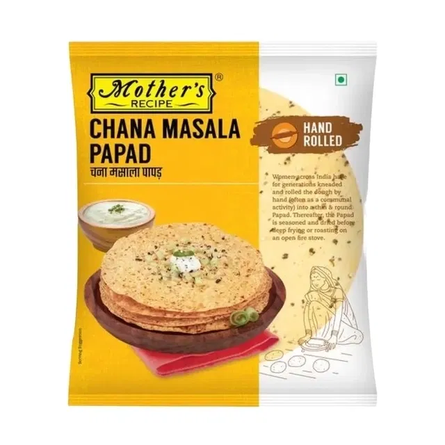 मदर्स रेसिपी चना मसाला पापड़, 180 g