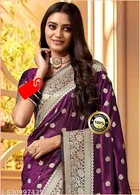 Kanjeevaram Saree with Zari Woven for Women 