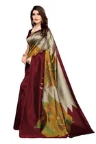 Art Silk Printed Saree for Women 