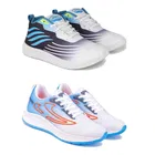 Sports Shoes for Men, Multicolor, Pack of 2 