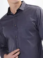 100% Cotton Full Sleeves Solid Shirt for Men 