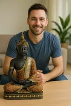 Akarts Meditating Buddha Statue Showpiece - 23 cm