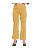 Polyester Solid Trouser for Women 