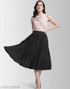Crepe Skirt for Women 
