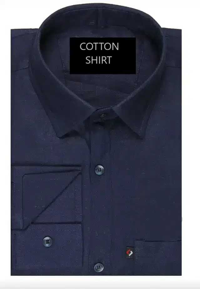 Exclusive Long Sleeves Shirt for Men (Navy Blue, M) (JME-53)