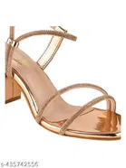 Embellished Block Heels for Kids 
