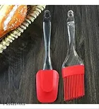 Silicone Spatula with Oil Brush 