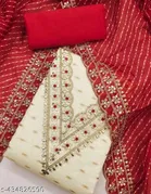 Embroidered Floral Patiala Suit for Women 