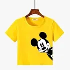 Printed Crop T-shirt for Women 