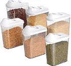 Plastic Easy Flow Kitchen Storage Containers with Lid 