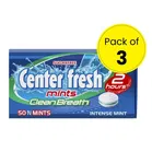 Center Fresh Clean Breath Sugar Free Intense Mints 3X3.6 g (Pack Of 3)