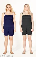 Printed Camisole for Women, Pack of 2 