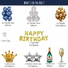 Cocktail Theme Birthday Balloon Decoration Kit , Multicolor, Pack Of 67