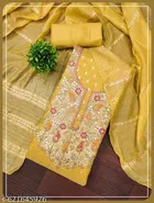 Embroidered Floral Patiala Suit for Women 