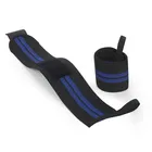 Eastern Club Wrist Support Band with Thumb Loop Strap (Blue & Black, Set of 1)