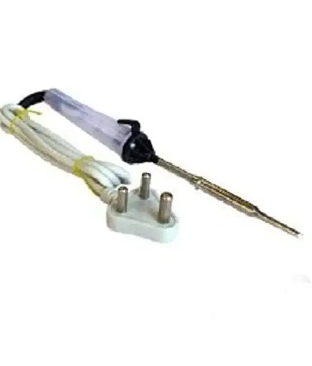 Electric Temperature Welding Soldering Iron Kit (Set of 1) (White, 24 W)