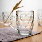 Afast Beer Mug Cool Glass Mug, Transparent | Beer | Drink | Juice, Set of 1, 