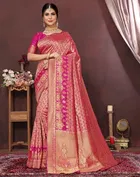 Banarasi Silk Zari Woven Saree for Women 