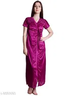 Satin Nightdress Set for Women 