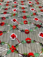 Embroidered Punjabi Net with Gota Work Sewing & Embroidery 