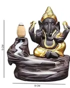 Bal Ganesha Idol Polyresin With 30 Cones 9L X 9.5W X 5H Cm