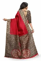 शारदा क्रिएशन मैसूर सिल्क प्रिंटेड साड़ी 