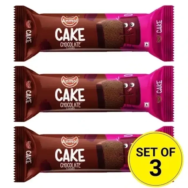 अनमोल बार केक चॉकलेट 3X130 g (सेट ऑफ़ 3)