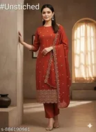 Vichitra Silk Punjabi/All Over Suits for Women 