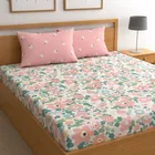 Polycotton Fitted Elastic 88x88in Bedsheet 