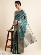 Organza Zari Woven Saree for Women 