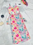 Organza Printed Kurti for Women 